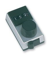 VISHAY 15A11B10. Counting Dial, 3-Digit, 10 Turns, 6.35 mm, Satin Transparent Anodize