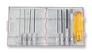 WELLER XCELITE 99PS40BPN. Screwdriver Set, Hex Socket, Imperial, Ball-End, Allen®, Series 99®, 11 Pieces