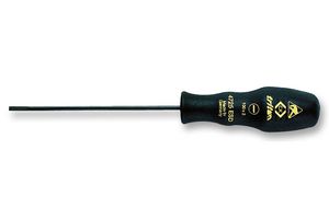 CK TOOLS T4725ESD 03 Screwdriver, Slotted, ESD, 75 mm Blade, 3 mm Tip, 145 mm Overall