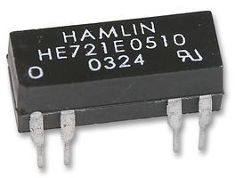 LITTELFUSE HE721E0510 Reed Relay, SPDT, 5 VDC, HE700 Series, Through Hole, 200 ohm, 250 mA
