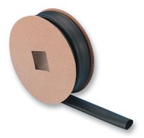 RAYCHEM - TE CONNECTIVITY DR-25-1/2-0-FAR-7M Heat Shrink Tubing, Flame Retardant, Diesel Resistant, 2:1, 0.499 ", 12.7 mm, Black, 23 ft, 7 m