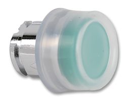 SCHNEIDER ELECTRIC ZB4BP3 Switch Actuator, Clear Green, Schneider Harmony XB4 Series Non-Illuminated Push-Button Switches