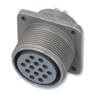 ITT CANNON MS3102R20-27S Circular Connector, MIL-DTL-5015 Series, MS3102 Series, Box Mount Receptacle, 14 Contacts