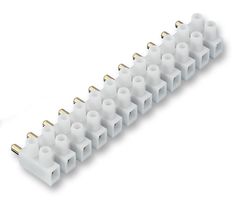 CAMDENBOSS CTSN431/12/M Panel Mount Barrier Terminal Block, 1 Row, 12 Ways, 8 mm, 17.5 A
