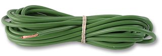 STAUBLI 61.7610-25 Wire, Stranded, Silivolt® 1V Test Lead, Silicone Rubber, Green, 13 AWG, 651 x 0.07mm, 16 ft