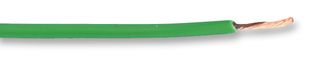 STAUBLI 60.7004-25 Wire, Stranded, Flexivolt® E, Hi Flex, PVC, Green, 20 AWG, 129 x 0.07mm, 328 ft