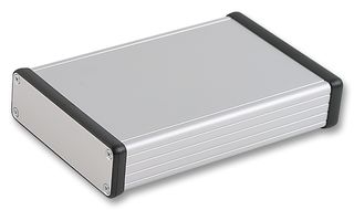 HAMMOND 1455L1601 Metal Enclosure, 1455 Series, Extruded With Metal End Panels, Small, Extruded Aluminium, 30.5 mm