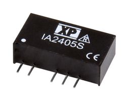 XP POWER IA0310S Isolated Through Hole DC/DC Converter, ITE, SIP, 1 W, 2 Output, 10 V