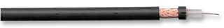 BELDEN MRG5902.10100 Coaxial Cable, RG59, Copper, 6.15 mm, 75 ohm, Black