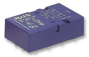 PANASONIC AG1072 Safety Relay, 24 VDC, 4PST-NO, 4PST-NC, SF Series, Through Hole, 6 A, Solder