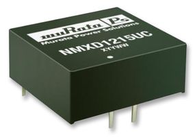 MURATA POWER SOLUTIONS NMXD0512UC Isolated Through Hole DC/DC Converter, ITE, DIP, 1:1, 5 W, 2 Output, 12 V