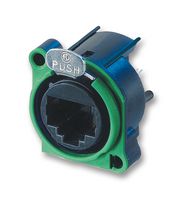 NEUTRIK NE8FAV Modular Connector, RJ45 Jack, 1 x 1 (Port), 8P8C, Through Hole Mount