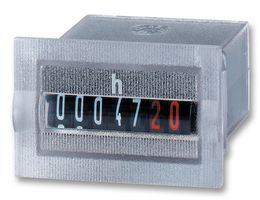 KUEBLER 3.060.200.383 Panel Mount Timer, Micro Hour Meter, HK47, 4.5 VDC, 35 VDC, 0 s, 99999.99 h, 14 mm, 27 mm