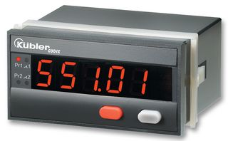 KUEBLER 6.529.012.300 Process Display, Codix 529, 5 Digits, 10 to 30 Vdc