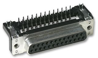 HARTING 09 66 352 7611 D Sub Connector, DB25, Standard, Receptacle, 25 Contacts, DB, Solder