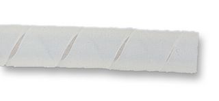 HELLERMANNTYTON 161-41100 SBPE4-PE-NA Spiral Wrap, Zero Halogen, 0.158 ", 4 mm, Polyethylene, Transparent, 98 ft, 30 m