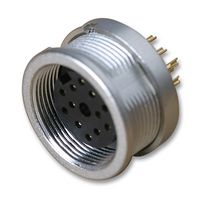 LUMBERG KFV 120 DIN Audio / Video Connector, 12 Contacts, Jack, Panel Mount, Solder, Nickel Plated Contacts