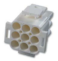 TE CONNECTIVITY - AMP 350720-4 Connector Housing, Universal MATE-N-LOK, Plug, 9 Ways, 6.35 mm, Universal MATE-N-LOK Connectors