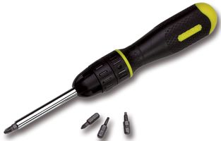 STANLEY 68-010 SCREWDRIVER, MULTIBIT, RATCHET