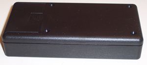 HAMMOND 1599BBKBAT Plastic Enclosure, Flame Retardant, Handheld, ABS, 130 mm, 65 mm, 25 mm, IP54