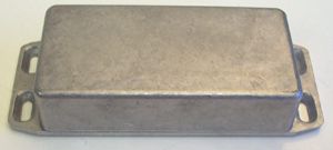 HAMMOND 1590N1FL Metal Enclosure, Shielded, Diecast, Flanged Lid, IP54, Small, Diecast Aluminium, 121.1 mm, 66 mm