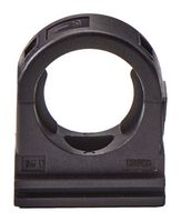 WISKA 10106939 Conduit Clip, 7 mm Nominal Width, Nylon, Black, WISKA BraceFITTING Conduit Series