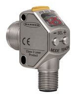 BANNER ENGINEERING Q3XTBLD-Q8 Laser Contrast Sensor, 300mm, NPN/PNP, 10 to 30VDC, Q3X Series