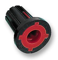 MULTICOMP CP-WB-1-180D(6.4) KNOB, 17MM, BLACK, INSERT 6.4 DIA