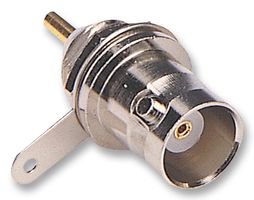 MULTICOMP PRO MP-13-25 RF / Coaxial Connector, BNC Coaxial, Straight Bulkhead Jack, Solder, 50 ohm, Brass