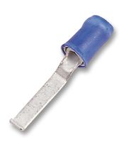 TE CONNECTIVITY - AMP 154724 Blade Terminal, PIDG, 16AWG to 14AWG, 2 mm², Blue, Nylon (Polyamide), 3.05mm x 0.79mm