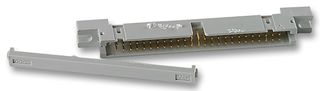 3M 4650-6000. IDC Connector, IDC Plug, Male, 2.54 mm, 2 Row, 50 Contacts, Cable Mount