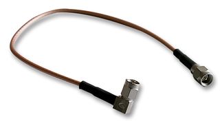 GREENPAR - TE CONNECTIVITY 1337811-2 RF / Coaxial Cable Assembly, 19.69 ", 500 mm, RG174, SMA Straight Plug, SMA Right Angle Plug