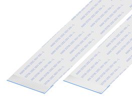 GCT 05-06-D-0152-A-4-06-4-T FFC / FPC Cable, 6 Core, 0.5 mm, Opposite Sided Contacts, 6 ", 152 mm, White
