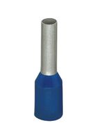 WAGO 216-206 Wire Ferrule, Single Wire, 14 AWG, 2.5 mm², 8 mm, Blue, 216 Series