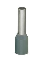 WAGO 216-207 Wire Ferrule, Single Wire, 12 AWG, 4 mm², 10 mm, Grey, 216 Series