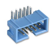 AMP - TE CONNECTIVITY 2-1761605-3 Pin Header, Right Angle, Wire-to-Board, 2.54 mm, 2 Rows, 10 Contacts, Through Hole Right Angle