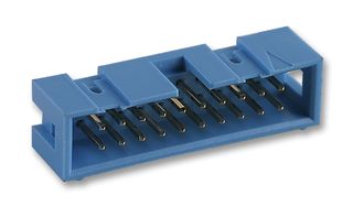 AMP - TE CONNECTIVITY 2-1761603-7 Pin Header, Wire-to-Board, 2.54 mm, 2 Rows, 20 Contacts, Through Hole Straight, AMP-LATCH