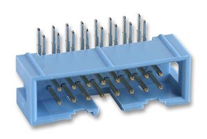 AMP - TE CONNECTIVITY 2-1761605-6 Pin Header, Right Angle, Wire-to-Board, 2.54 mm, 2 Rows, 16 Contacts, Through Hole Right Angle