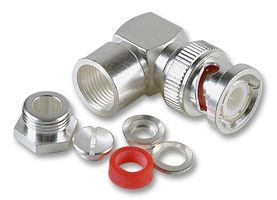 MULTICOMP PRO MP-13-06F-4 58U RF / Coaxial Connector, BNC Coaxial, Right Angle Plug, Solder, 50 ohm, RG58, Brass