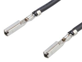 MOLEX 224540-1115 Cable Assembly, MX64 Pre-Crimp Terminal Socket to MX64 Crimp Terminal Socket, 17.7 ", 450 mm