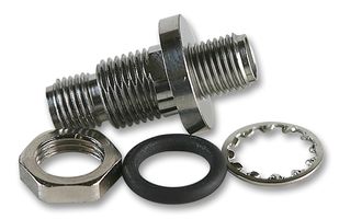 RADIALL R125753001 RF / Coaxial Adapter, SMA, Jack, SMA, Jack, Straight Bulkhead Adapter, 50 ohm