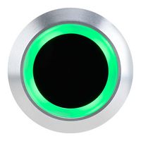 IDEC CW4H-DM1TGR-C Touchless Switch, With Timer, IR LED, 350mm, Green, Red, 24 VDC, Aluminium Alloy