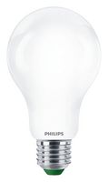 PHILIPS LIGHTING 929003480202 LED Light Bulb, Frosted GLS, E27 / ES, White, 3000 K, Non-Dimmable