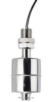 SENSATA / CYNERGY3 SSF26X100 Float Switch, SSF26 Series, Horizontal, Internal, SPST, Stainless Steel, 50 VA, 0.5 m Cable