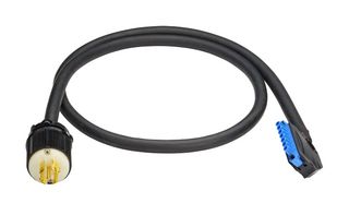 AMPHENOL COMMUNICATIONS SOLUTIONS 10167314-001 Mains Power Cord, NEMA L22-20P Plug to Power Receptacle, 3 m, 20 A, 480 VAC
