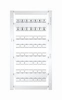 MULTICOMP PRO MP012903 Terminal Block Marker, Marker Strip, DIN Rail Terminal Blocks, Blank (No Legend), 8.2 mm