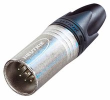 NEUTRIK NC7MXX XLR Connector, 7 Contacts, Plug, Cable Mount, Silver Plated Contacts, Metal Body, XX