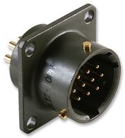 AMPHENOL LTD 62GB-12E12-10PN Circular Connector, 62GB Series, MIL-DTL-26482 Series, Box Mount Receptacle, 10 Contacts