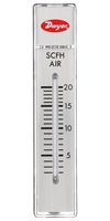 DWYER RMA-5 Air Flowmeter, 1 to 10 SCFH, 100 psi, 4 % Accuracy, 1/8" FNPT, RATE-MASTER RMA Series