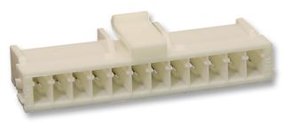 MOLEX 51216-1200 Connector Housing, Natural, MicroTPA 51216 Series, Receptacle, 12 Ways, 2 mm